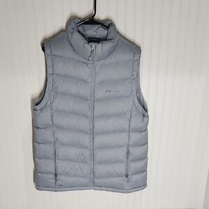 Women's Gray Eddie Bauer Puffer Vest